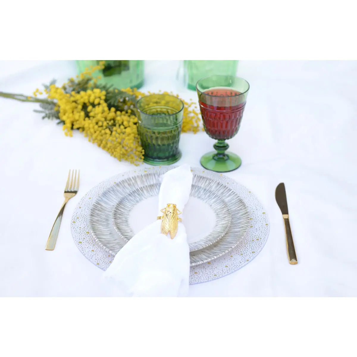 Assiette à dessert kaki 20cm AULICA