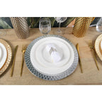 Assiette à dessert perles 20 cm AULICA