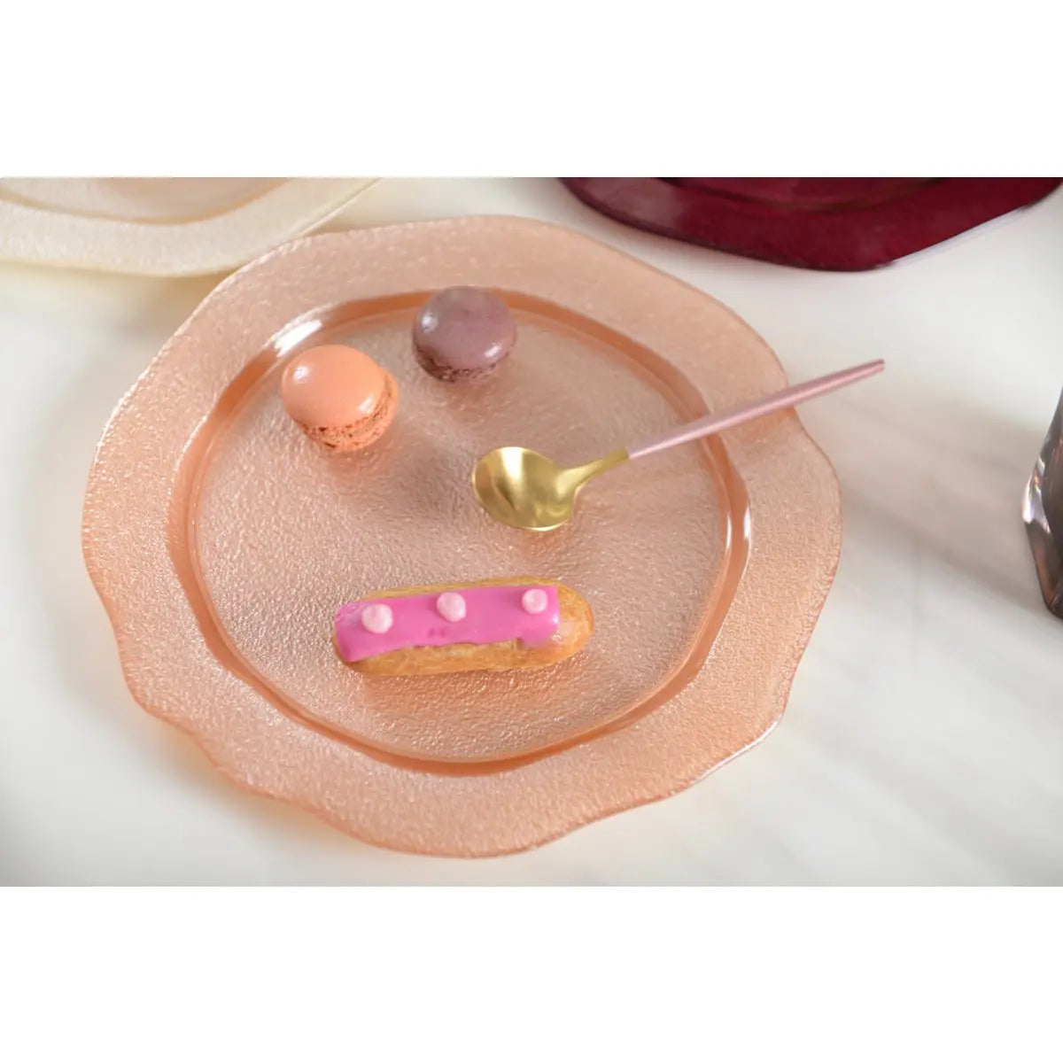 Assiette à dessert saumon AULICA