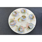 Assiette à pain tricolore-Paradise AULICA