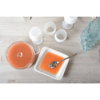 Assiette creuse blanche Anna 20.5x18.2x3.1cm AULICA