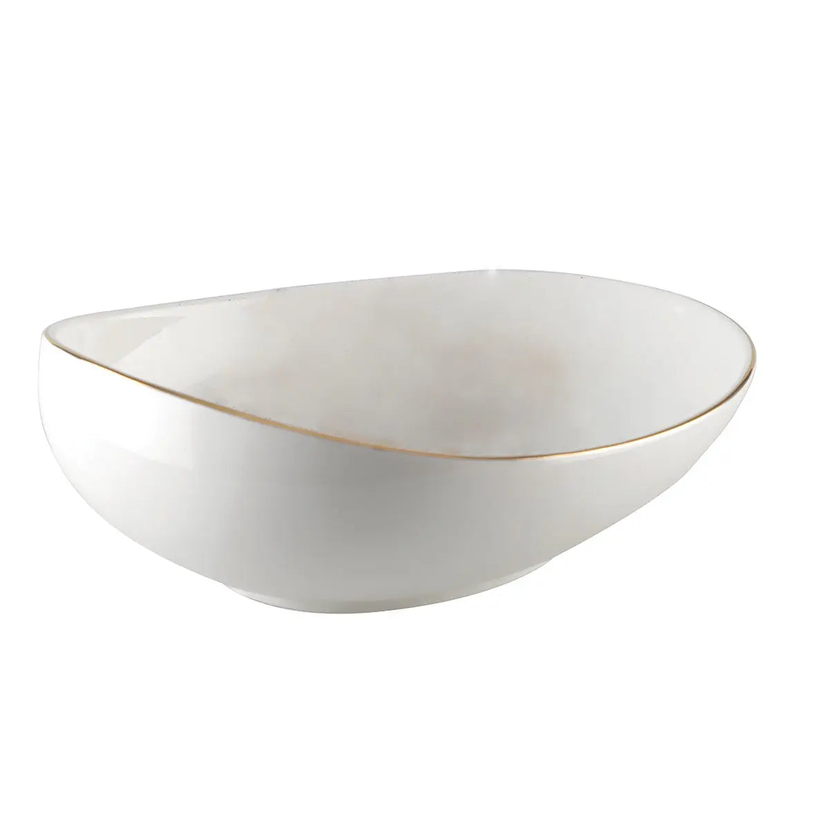 Assiette creuse blanche céramique 22cm AULICA