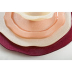 Assiette de présentation fuchsia AULICA