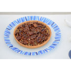 Assiette de présentation poisson bleu 30x30x2.2cm AULICA