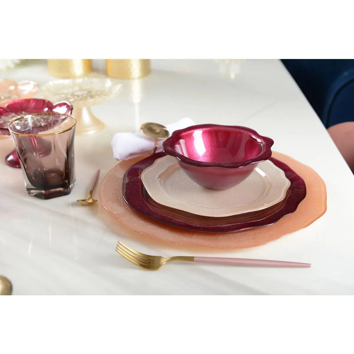 Assiette de présentation saumon AULICA