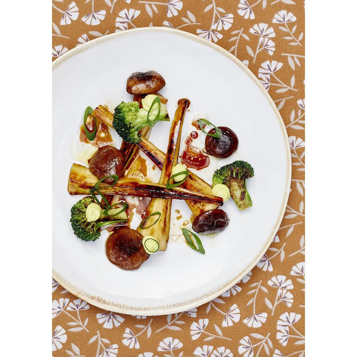 Assiette plate Tabo Blanc Mica Decorations