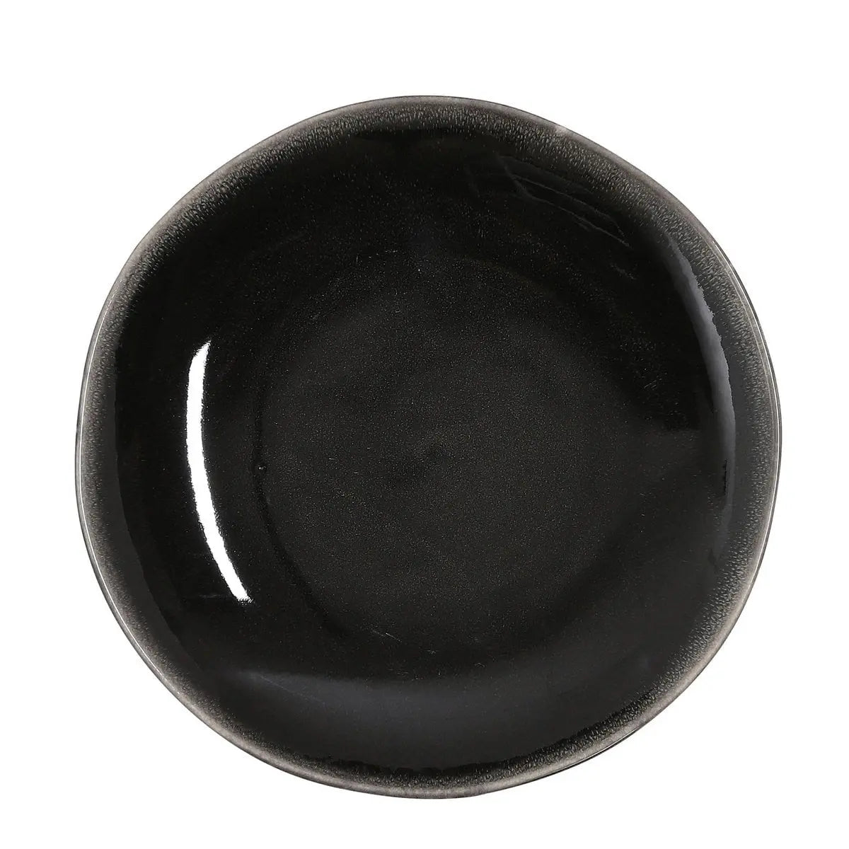 Assiette plate Tabo Noir Mica Decorations