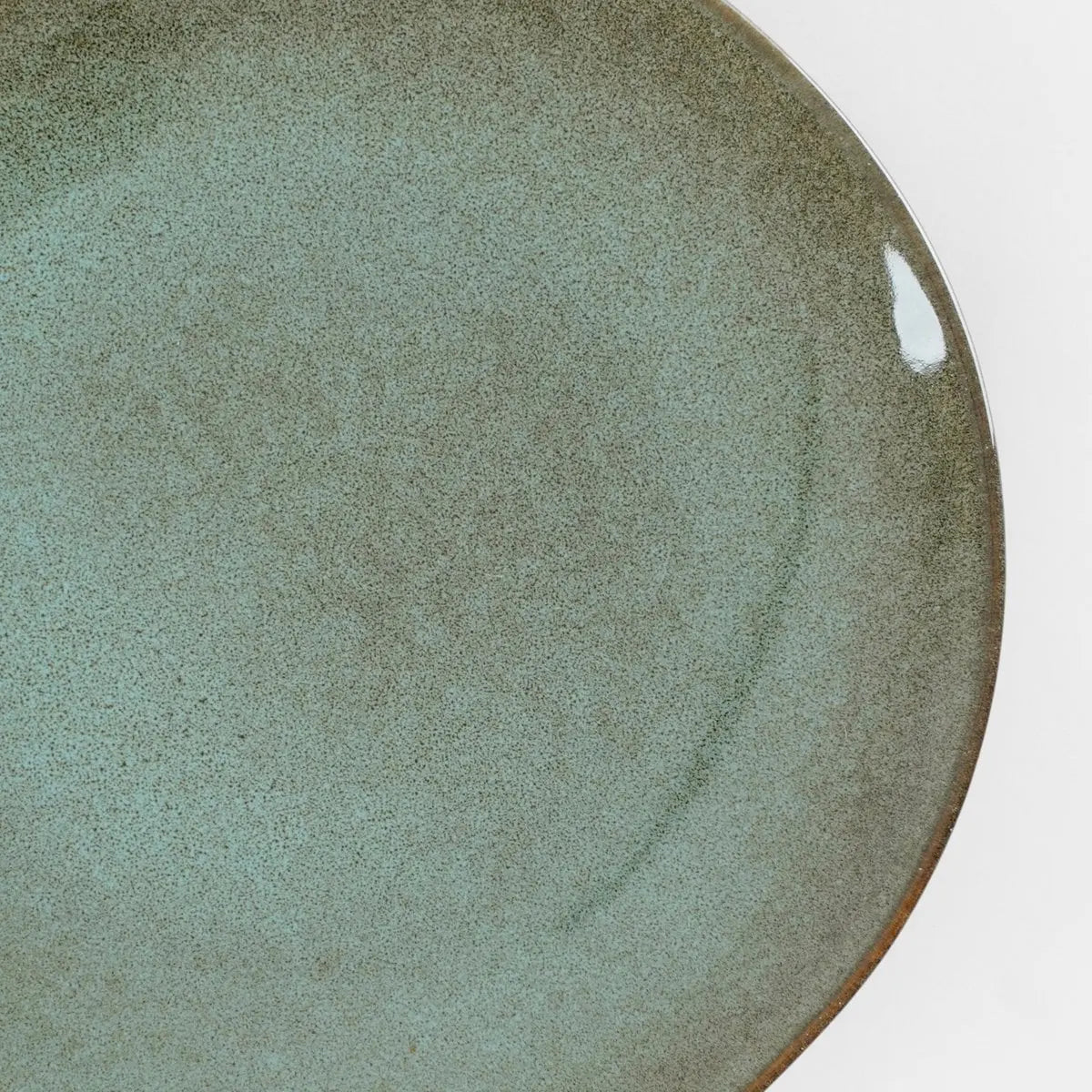 Assiette plate Tabo Vert Mica Decorations