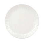 Assiette plate blanche Flora 26.6x26.6x2cm AULICA