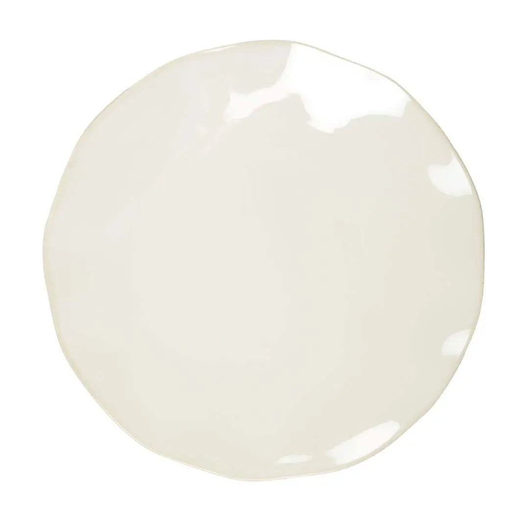 Assiette plate blanche rosa 27x27x2.8cm AULICA