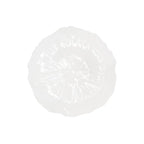 Assiette plate fleur blanche 30cm AULICA
