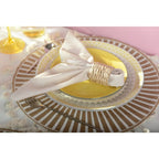 Assiette plate jaune - coachella AULICA