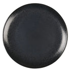 Assiette plate noire avec éclat 27cm AULICA