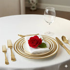 Assiette plate triple filet or 27cm AULICA