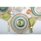 Assiette plate vanille AULICA