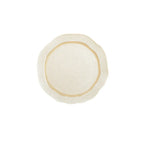 Assiette plate vanille AULICA