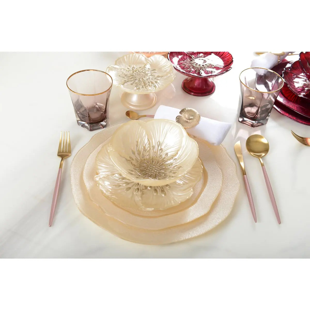 Assiette plate vanille AULICA