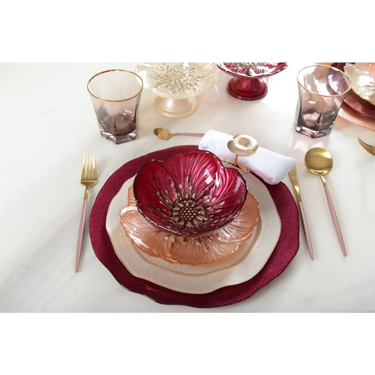 Assiette plate vanille AULICA