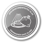 Beurrier EDZARD Mista 13x18 cm, H 8 cm, insert en verre, argenté, avec couteau à beurre EDZARD-SHOP.com