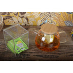 Boîte à thé rectangulaire acrylique AULICA