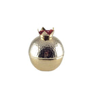 Boîte dorée grenade 12.5x12.5x15cm AULICA