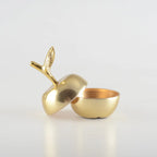 Boîte dorée pomme 7.5x7.5x11cm AULICA
