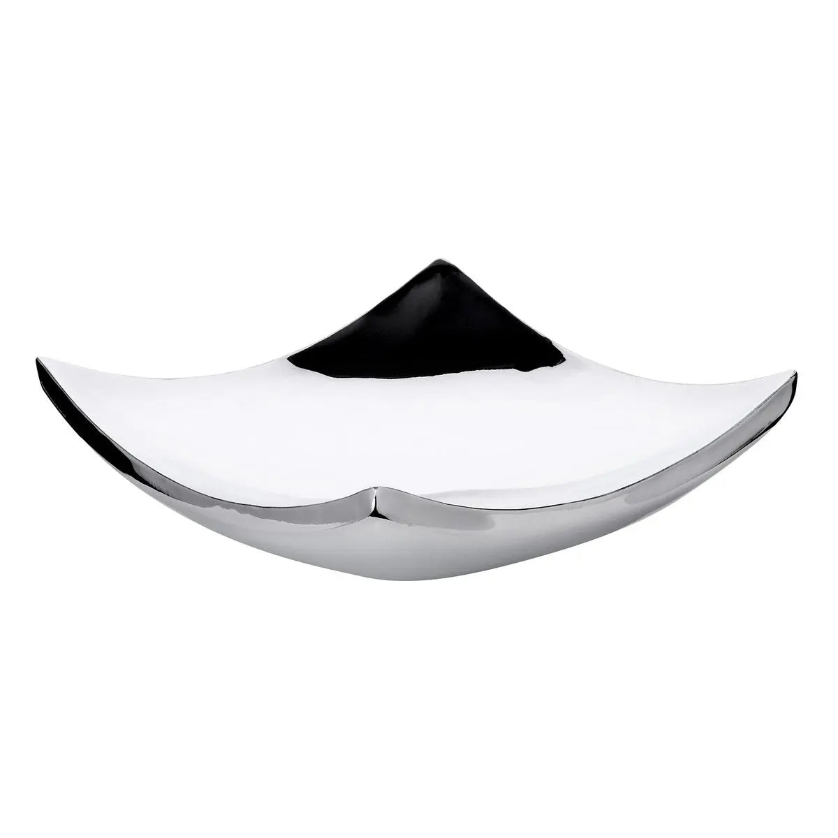Bol Dallas (19 x 19 cm) carré, acier inoxydable hautement poli, bol décoratif, coupe à fruits EDZARD-SHOP.com