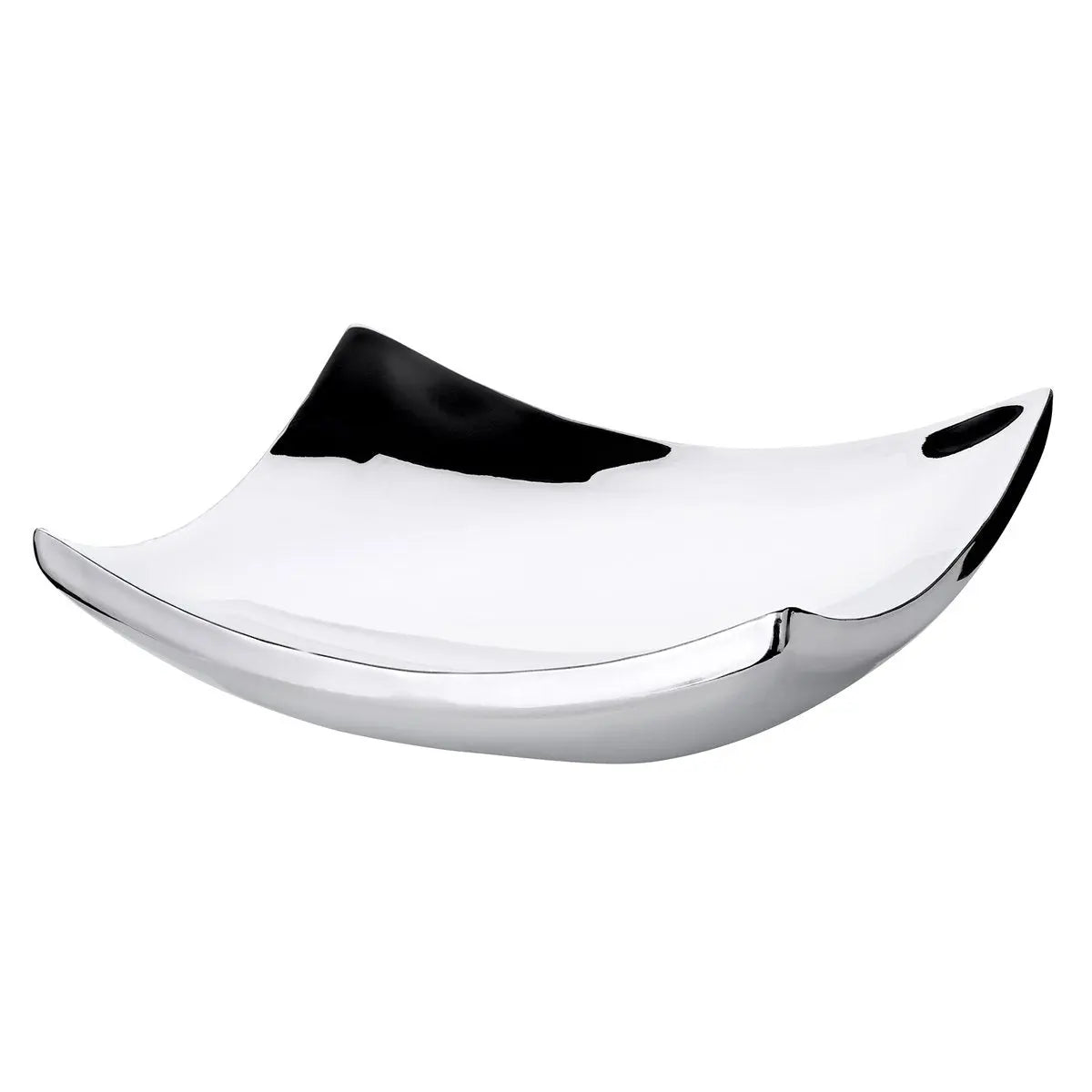 Bol Dallas (19 x 19 cm) carré, acier inoxydable hautement poli, bol décoratif, coupe à fruits EDZARD-SHOP.com