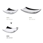 Bol Dallas (19 x 19 cm) carré, acier inoxydable hautement poli, bol décoratif, coupe à fruits EDZARD-SHOP.com