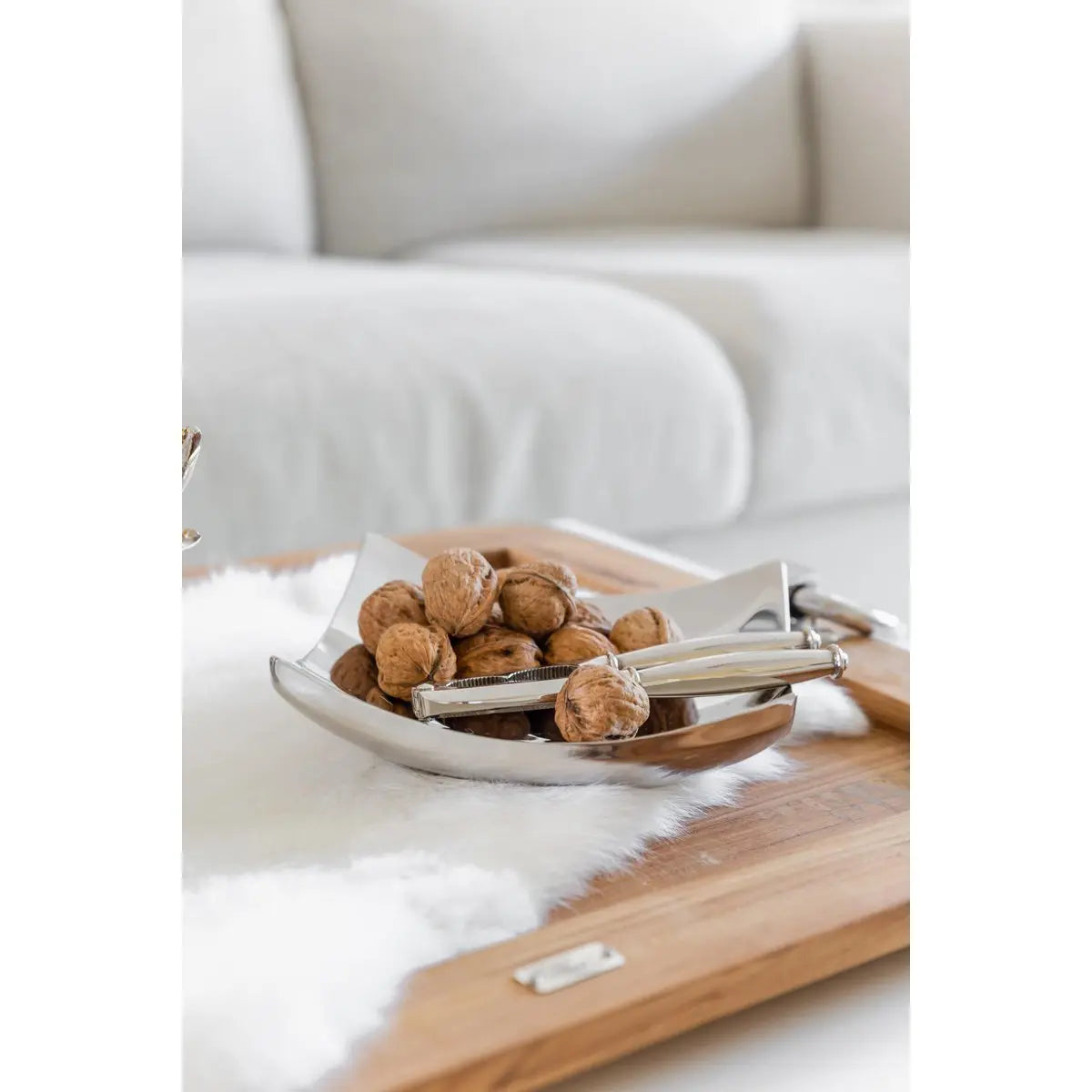 Bol Dallas (19 x 19 cm) carré, acier inoxydable hautement poli, bol décoratif, coupe à fruits EDZARD-SHOP.com