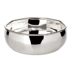 Bol EDZARD, bol décoratif, bol de service Dix, 10 faces, lourd argenté, diamètre 10 cm, hauteur 4 cm EDZARD-SHOP.com