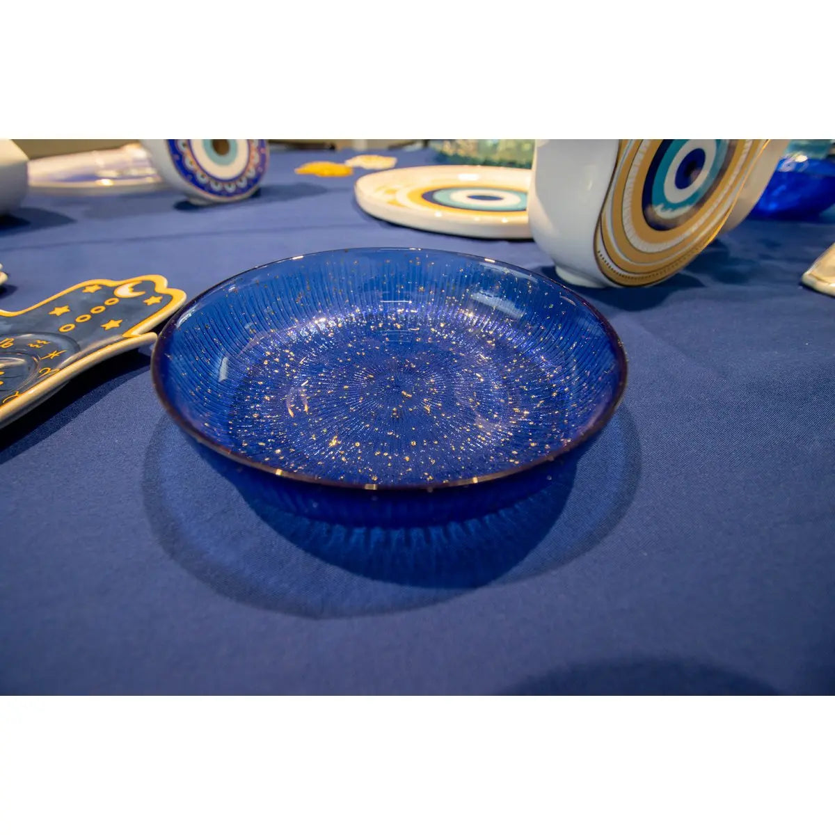 Bol bleu constellation 15x15x3cm AULICA