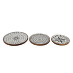 Bol décoratif (3) Ø 28x2 / Ø 23x2 / Ø 20x2 cm Clayre & Eef.