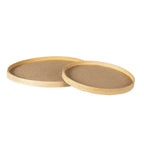 Bol décoratif (set 2) Ø 40x3 / Ø 31x3 cm Clayre & Eef.