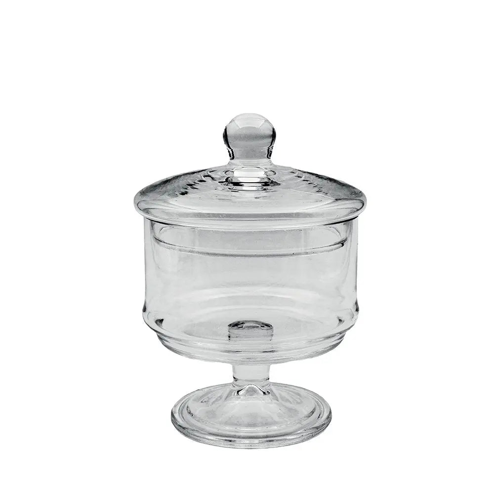 Bonbonnière en verre 12x12x16cm AULICA