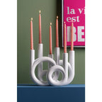 Bougeoir Anneaux Grand Present Time