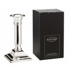 Bougeoir EDZARD Lincoln pour bougies coniques, noble argenté, résistant au ternissement, hauteur 15 cm EDZARD-SHOP.com
