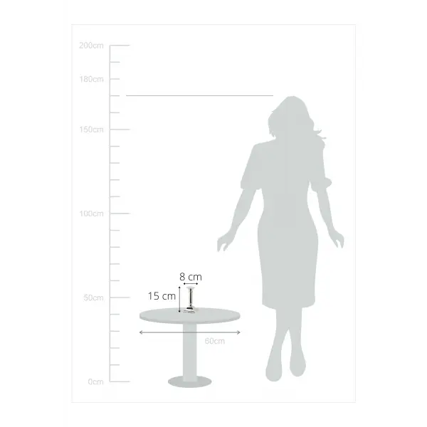 Bougeoir EDZARD Lincoln pour bougies coniques, noble argenté, résistant au ternissement, hauteur 15 cm EDZARD-SHOP.com