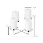 Bougeoir EDZARD Pamplona H 14 cm EDZARD-SHOP.com
