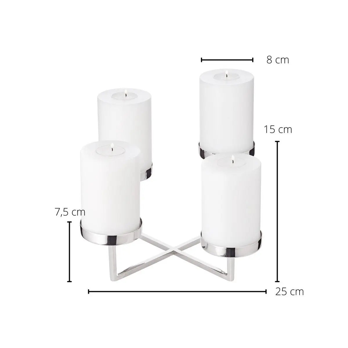 Bougeoir EDZARD Pamplona H 14 cm EDZARD-SHOP.com