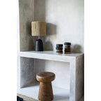 Bougeoir The Serene - Noir Naturel - L Bazar Bizar Living