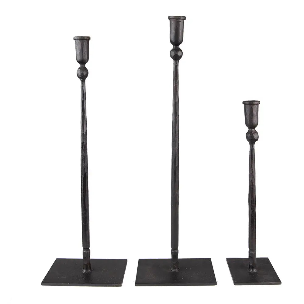 Bougeoir (lot de 3) 16x10x52 / 16x10x49 / 10x9x35 cm Clayre & Eef.