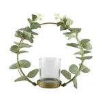 Bougeoir rond Floral AULICA