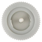 Bougie LED Ø 8x13 cm Cire grise Clayre & Eef.