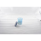 Bougie bleu parfum bois de cèdre 7x11.3cm AULICA