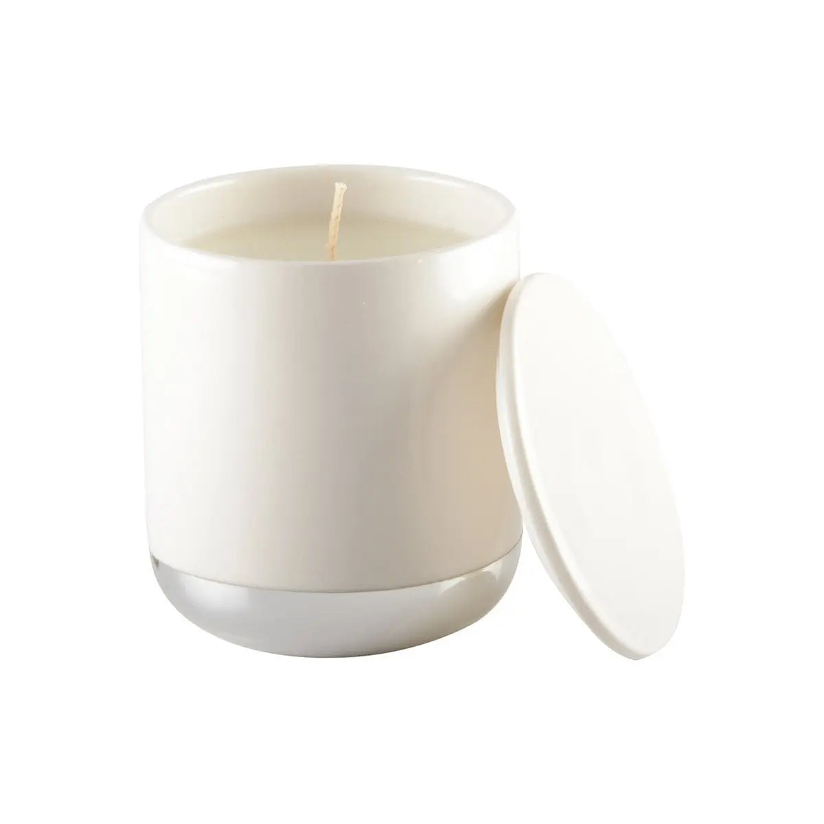 Bougie céramique base argent AULICA
