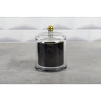 Bougie cloche noir et or parfum tonka AULICA