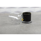 Bougie cloche noir et or parfum tonka AULICA
