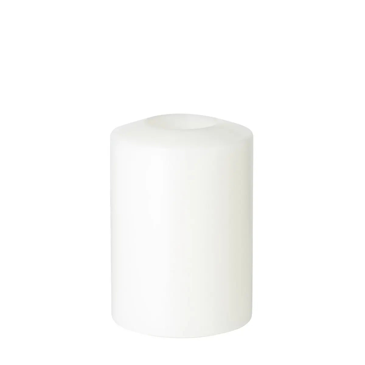 Bougie permanente Cornelius Double Pine (hauteur 12 cm, Ø 8 cm), blanche, résistante à la chaleur jusqu'à 90° EDZARD-SHOP.com