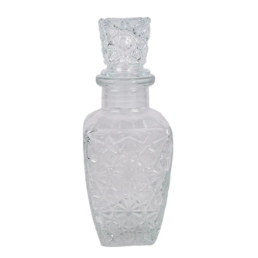 Bouteille de décoration 125 ml en verre transparent Clayre & Eef.